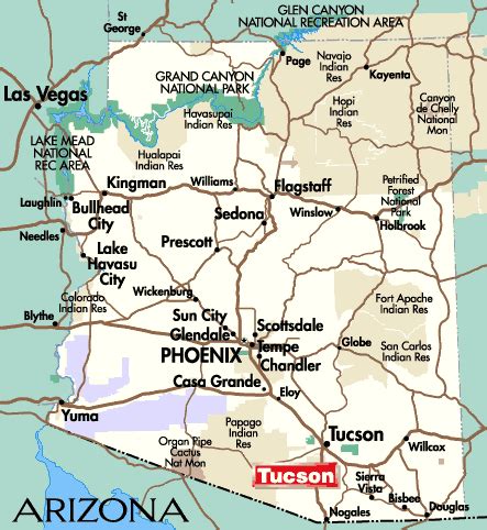 all cities in arizona.